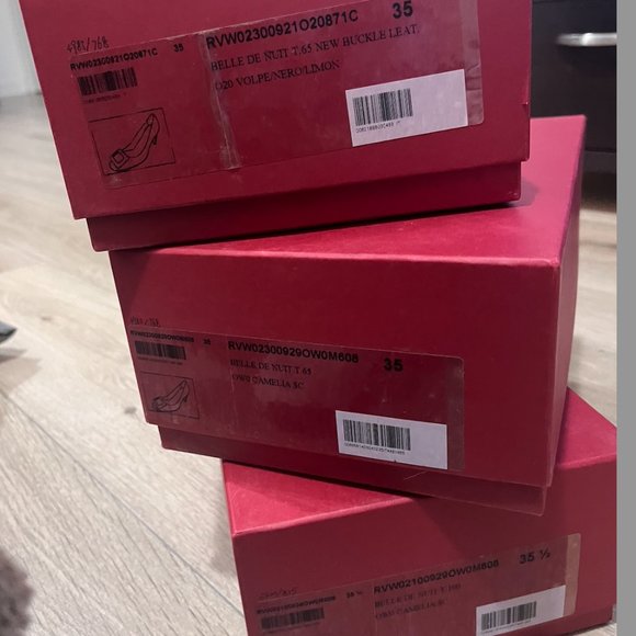 authentic roger vivier 35.5 belle de nuit camelia - Picture 6 of 9